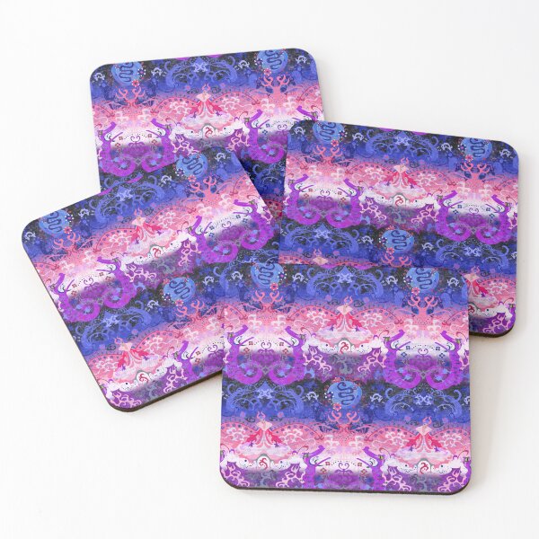 Item preview, Genderfluid Dragon Damask -- Genderfluid Pride Flag Colors designed and sold by ArgyleImp.