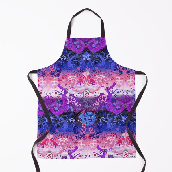 Item preview, Genderfluid Dragon Damask -- Genderfluid Pride Flag Colors designed and sold by ArgyleImp.