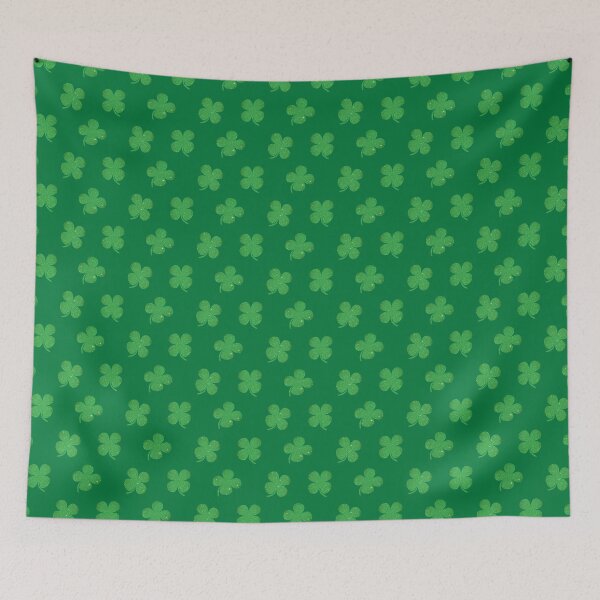 Item preview, St Patricks Shamrock glitter green designed and sold by oxoxoxo.
