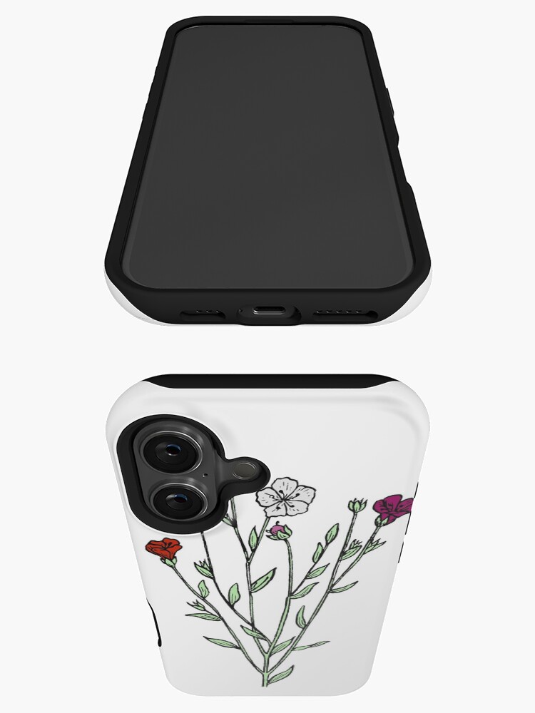 Thumbnail 3 von 4, iPhone-Hülle, Subtiler lesbischer Stolz Flachszweig designt und verkauft von failephant-art.