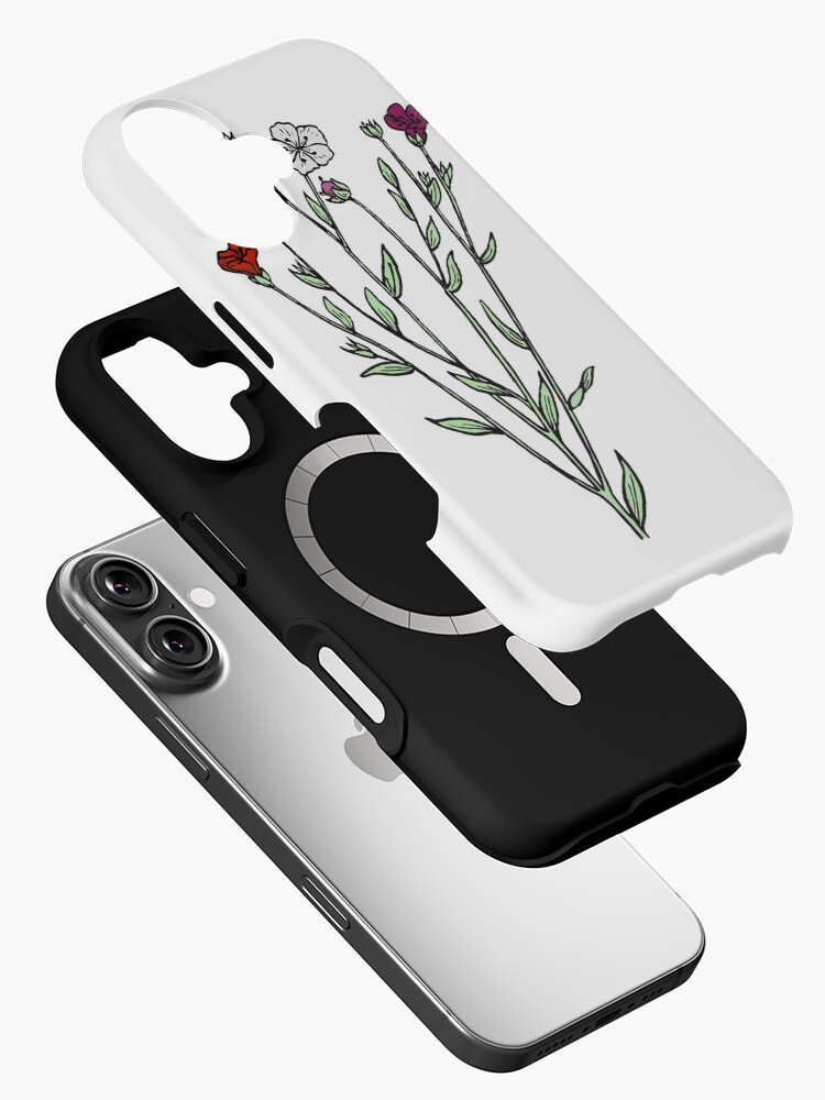 Thumbnail 2 von 4, iPhone-Hülle, Subtiler lesbischer Stolz Flachszweig designt und verkauft von failephant-art.