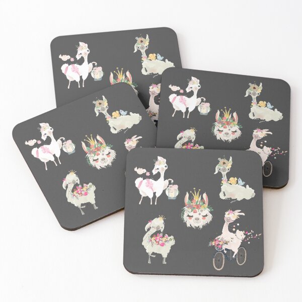 Item preview, Pretty All You Need is Love and Llamas Spring Pattern designed and sold by natalieritchie.