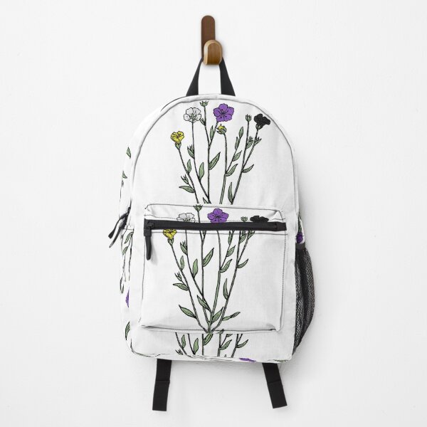 Item preview, Subtle Nonbinary Pride Flax Sprig designed and sold by failephant-art.