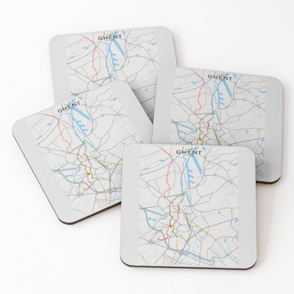 Item preview, Ghent Transit Map designed and sold by CPTVDesign.