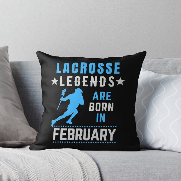 Item preview, Lacrosse Legends are Born in February Birthday designed and sold by FOGODesigns.