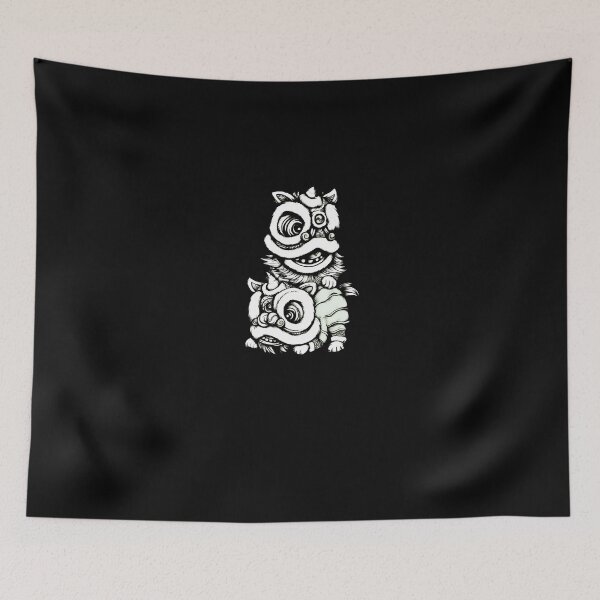 Item preview, Chinese Lion Dance Pair designed and sold by ANNEHEAVY.