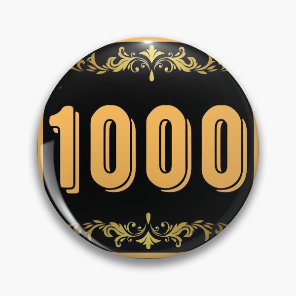 Item preview, Number 1000 designed and sold by HappinessWorld.