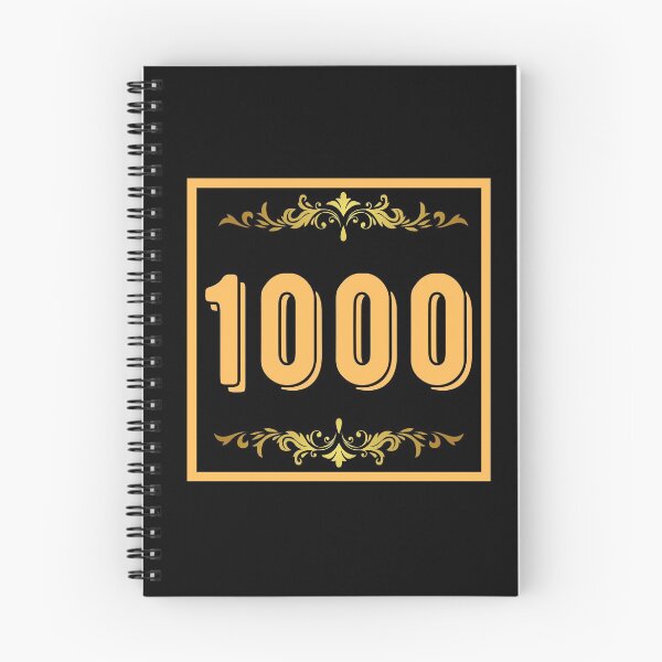 Item preview, Number 1000 designed and sold by HappinessWorld.