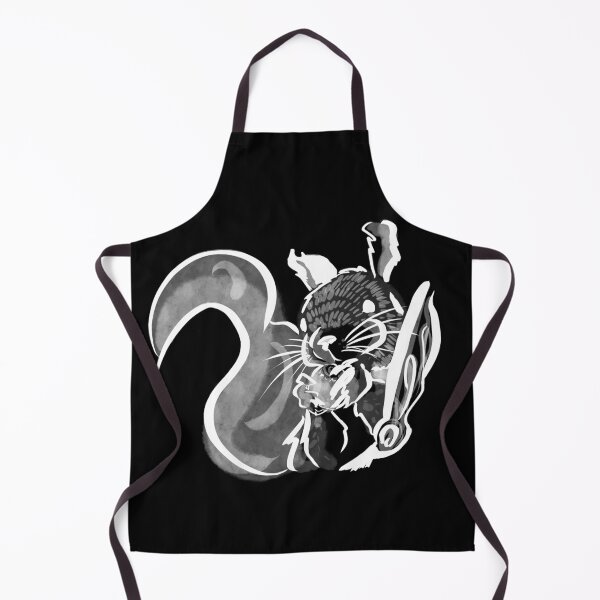 Item preview, Brushwork Squirrel with Nut - White designed and sold by AcuteLines.