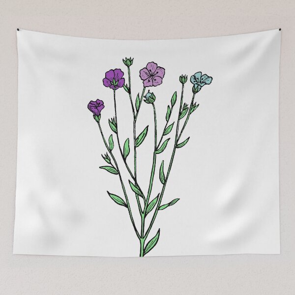 Item preview, Subtle Toric Pride Flax Sprig designed and sold by failephant-art.