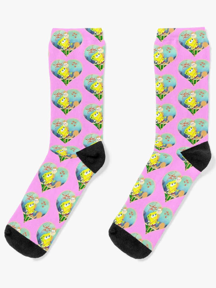 Spongebob Squarepants Sandy Cheeks Mens & Womens Unisex Spongebob  Squarepants Crew Socks