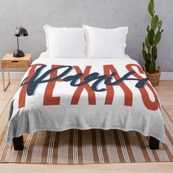 Item preview, Paris Texas // Script Design 2 // State Flag Colors designed and sold by KylieBeth Designs.