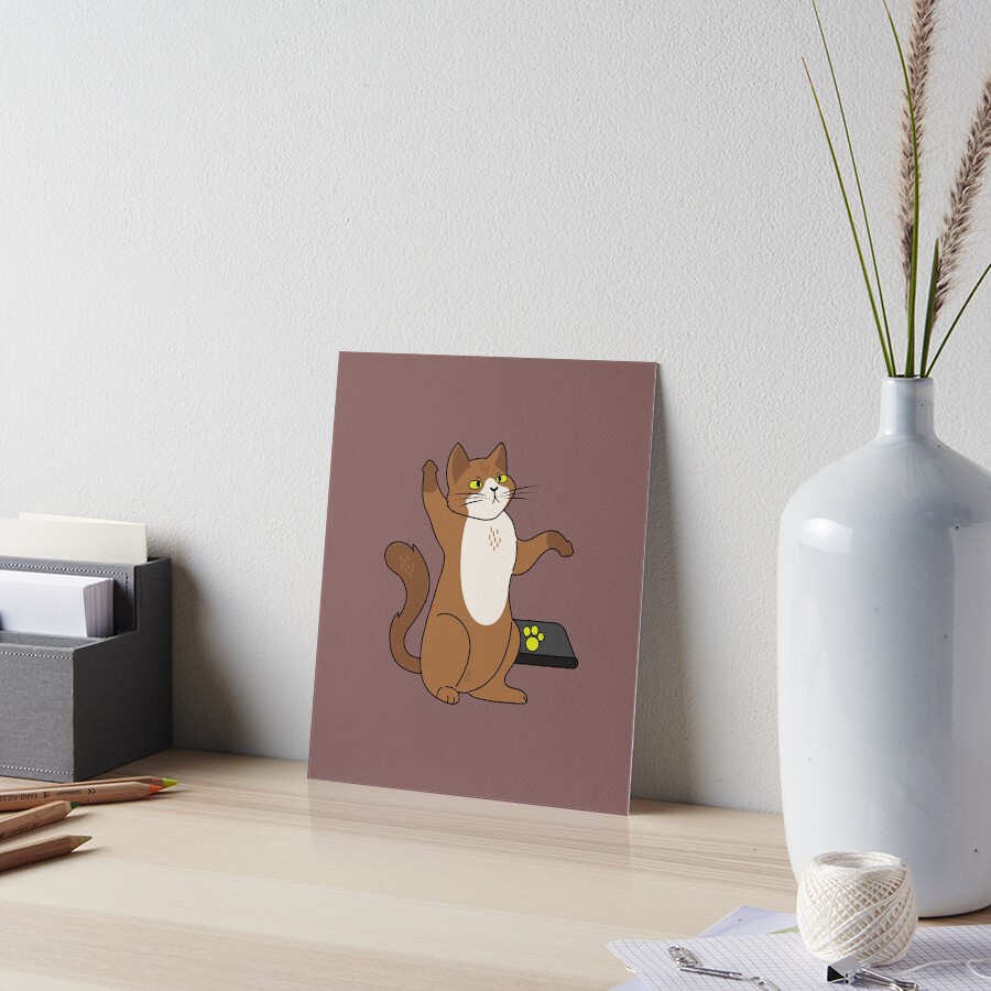 Item preview, Art Board Print designed and sold by RedsStickerShop.