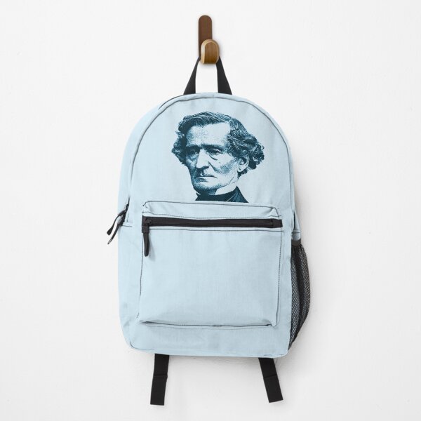 Item preview, Louis-Hector Berlioz Light Blue Portrait designed and sold by zavadadesigns.