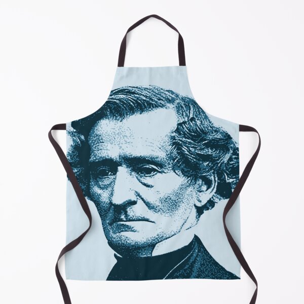 Item preview, Louis-Hector Berlioz Light Blue Portrait designed and sold by zavadadesigns.