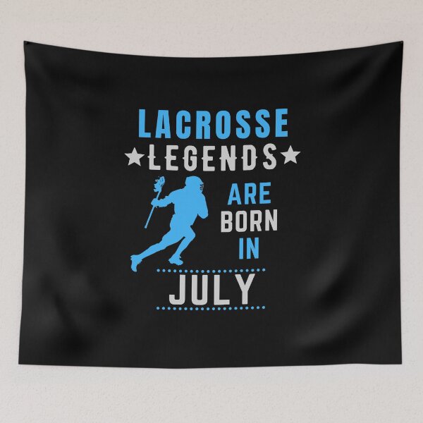 Item preview, Lacrosse Legends are Born in July Birthday designed and sold by FOGODesigns.