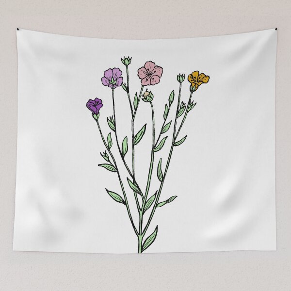 Item preview, Subtle Trixic Pride Flax Sprig designed and sold by failephant-art.