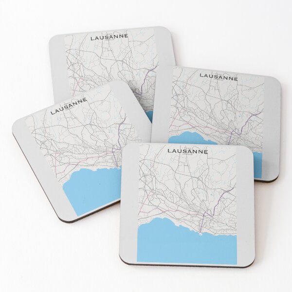 Item preview, Lausanne Transit Map designed and sold by CPTVDesign.
