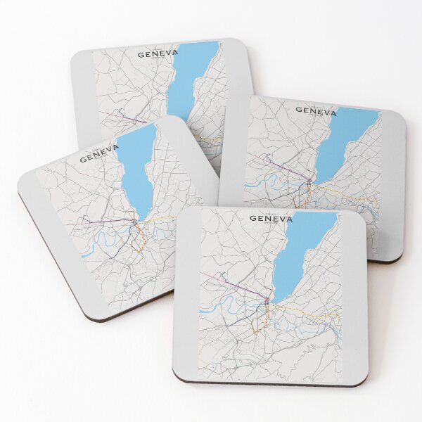 Item preview, Geneva Transit Map designed and sold by CPTVDesign.