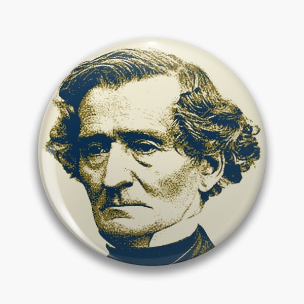 Item preview, Louis-Hector Berlioz Blue Yellow Portrait designed and sold by zavadadesigns.