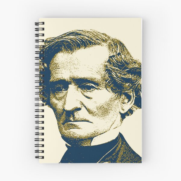 Item preview, Louis-Hector Berlioz Blue Yellow Portrait designed and sold by zavadadesigns.