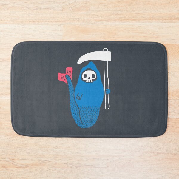 Item preview, Mermaid Death Skull designed and sold by strymon-art.