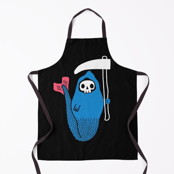 Item preview, Mermaid Death Skull designed and sold by strymon-art.