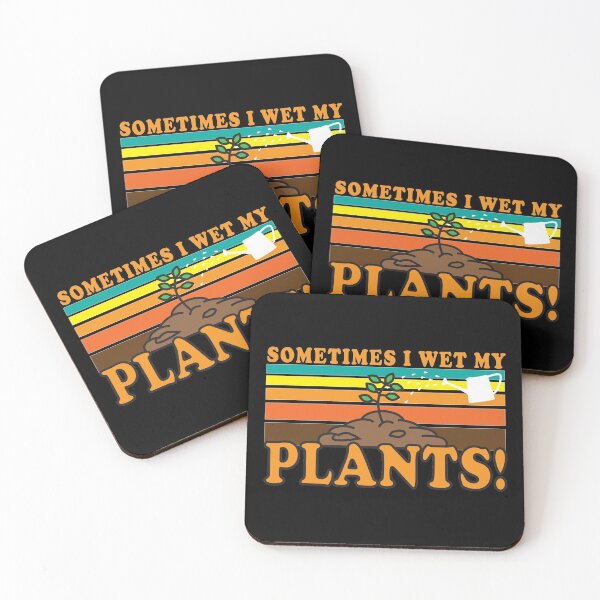 Item preview, SOMETIMES I WET MY PLANTS VINTAGE GARDENER BOTANIST GIFT T-SHIRT designed and sold by bigerdan.