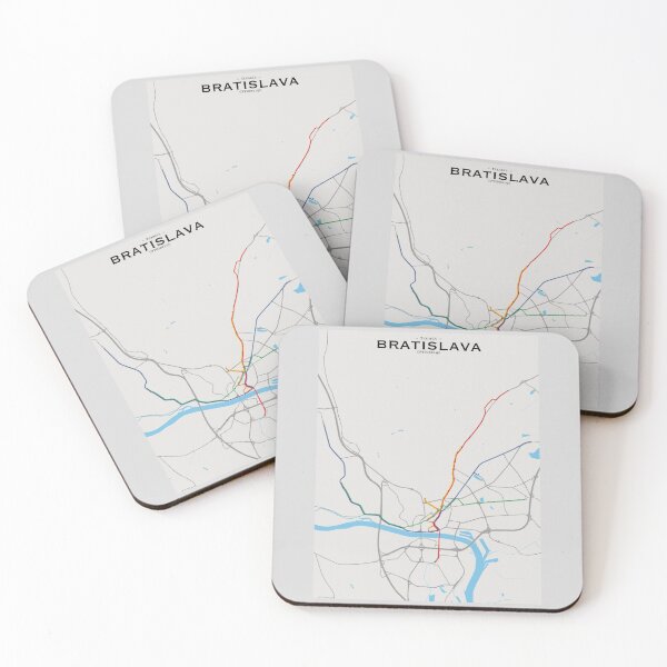 Item preview, Bratislava Transit Map designed and sold by CPTVDesign.