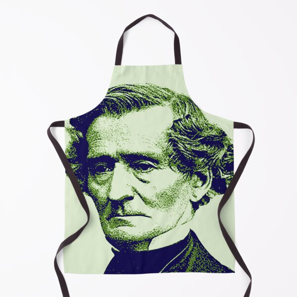 Item preview, Louis-Hector Berlioz Blue Green Portrait designed and sold by zavadadesigns.