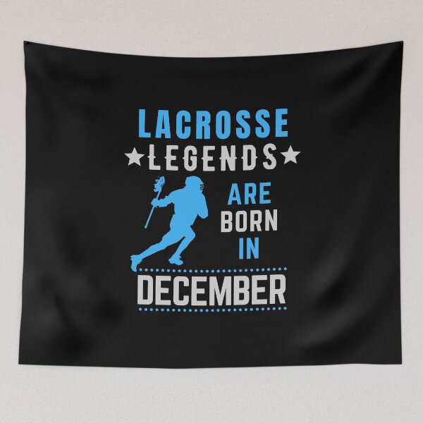 Item preview, Lacrosse Legends are Born in December Birthday designed and sold by FOGODesigns.