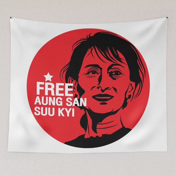 Item preview, FREE AUNG SAN SUU KYI designed and sold by srattha.