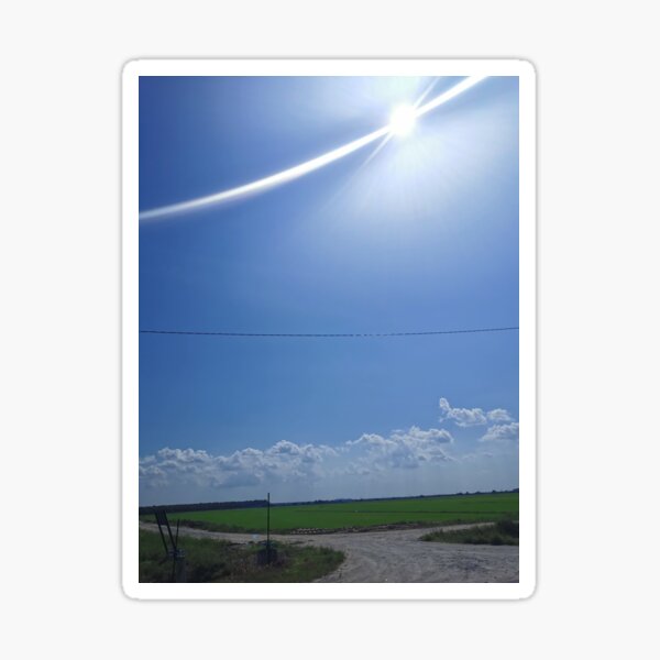 Item preview, Reis-Padi-Felder mit klarem blauem Himmel designed and sold by meditation-mind.