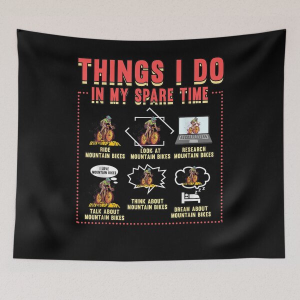 Item preview, Things I Do In My Spare Time Bicycle Bike Cycling Gift  designed and sold by lolahomya.