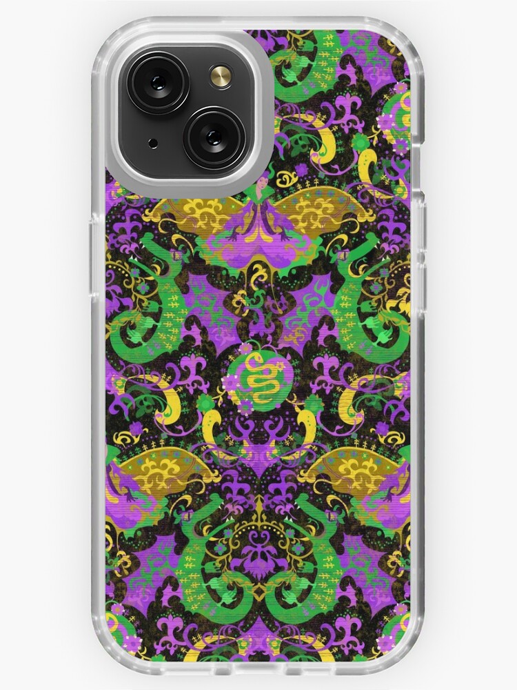 Mardi Gras Dragon Damask