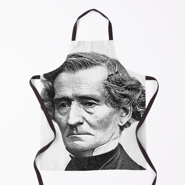 Item preview, Louis-Hector Berlioz Black and White Portrait designed and sold by zavadadesigns.