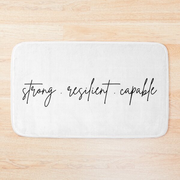 Item preview, Strong Resilient Capable  designed and sold by JustAMillenial -.