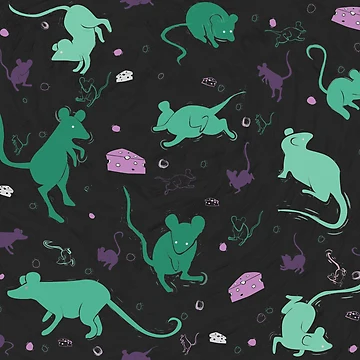Artwork thumbnail, Mouse Pattern by Neta Manor