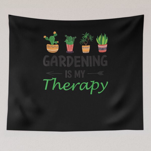 Item preview, Gardening Is My Therapy Funny Plant Lover Gardener Gift  designed and sold by lolahomya.