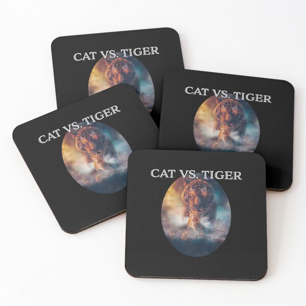 Item preview, Cat Vs Tiger designed and sold by dreamline-designs.