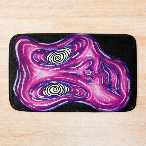Item preview, "Insomnia" abstract oil pastel portrait   designed and sold by Grace Behler.