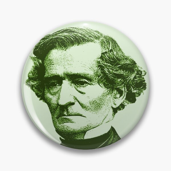 Item preview, Louis-Hector Berlioz Green Portrait designed and sold by zavadadesigns.