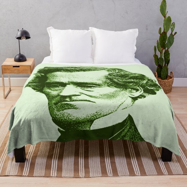 Item preview, Louis-Hector Berlioz Green Portrait designed and sold by zavadadesigns.