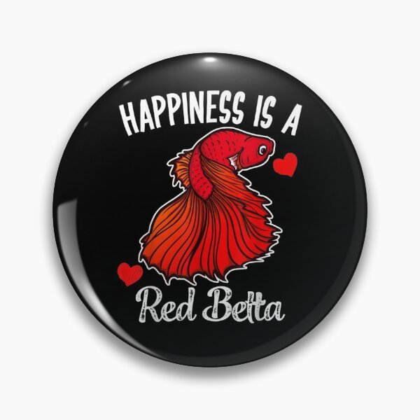 Item preview, Happiness Is Red Betta Fish Lovers Siamese Fighting Fish  designed and sold by lolahomya.