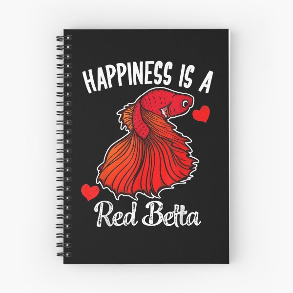 Item preview, Happiness Is Red Betta Fish Lovers Siamese Fighting Fish  designed and sold by lolahomya.