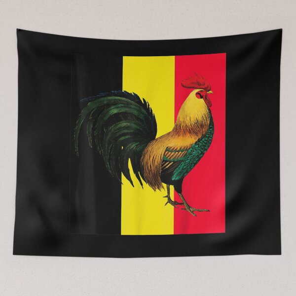 Item preview, Belgium Cock Fight Game Fowl Pelea De Gallos Gallero  designed and sold by lolahomya.