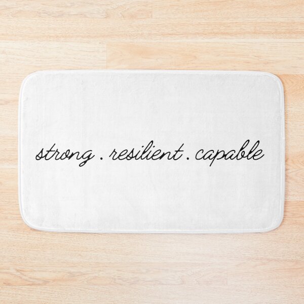 Item preview, Strong Resilient Capable  designed and sold by JustAMillenial -.