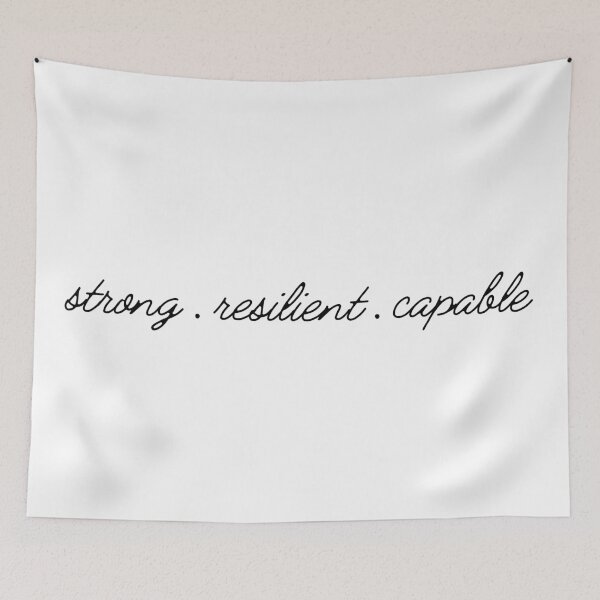 Item preview, Strong Resilient Capable  designed and sold by JustAMillenial -.