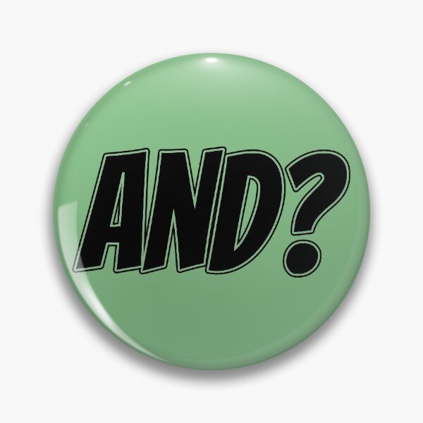 Item preview, And? designed and sold by Sticker Up.