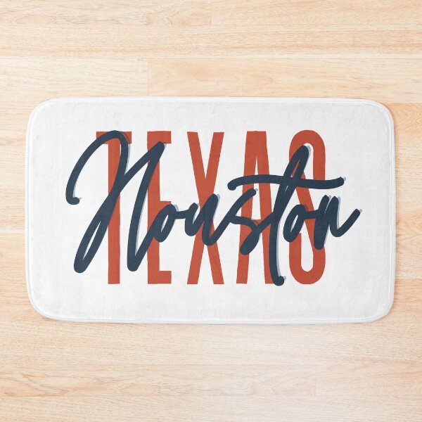 Item preview, Houston Texas // Script Design // State Flag Colors designed and sold by KylieBeth Designs.
